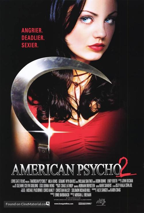 Download American Psycho II: All American Girl (2002) {English Audio With Subtitles} 480p [400MB] || 720p [790MB] || 1080p [1.85GB]